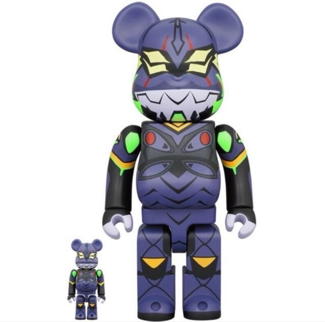 BE@RBRICK エヴァンゲリオン 2体セット Eva 100% & 400%