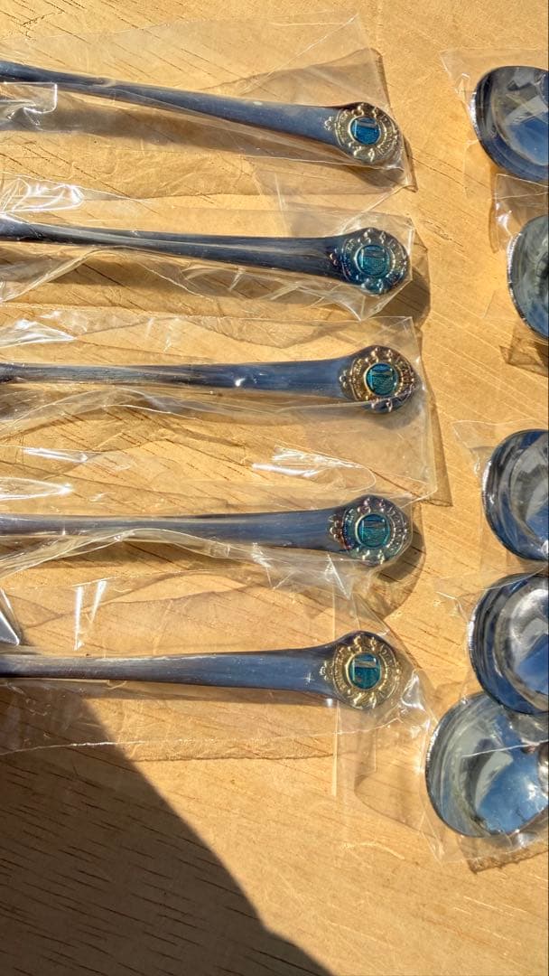 ライオンズスプーン 銀製10本