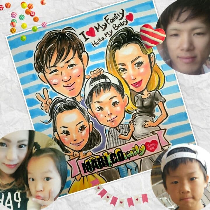 似顔絵 描きます! 【手描き発送♥】