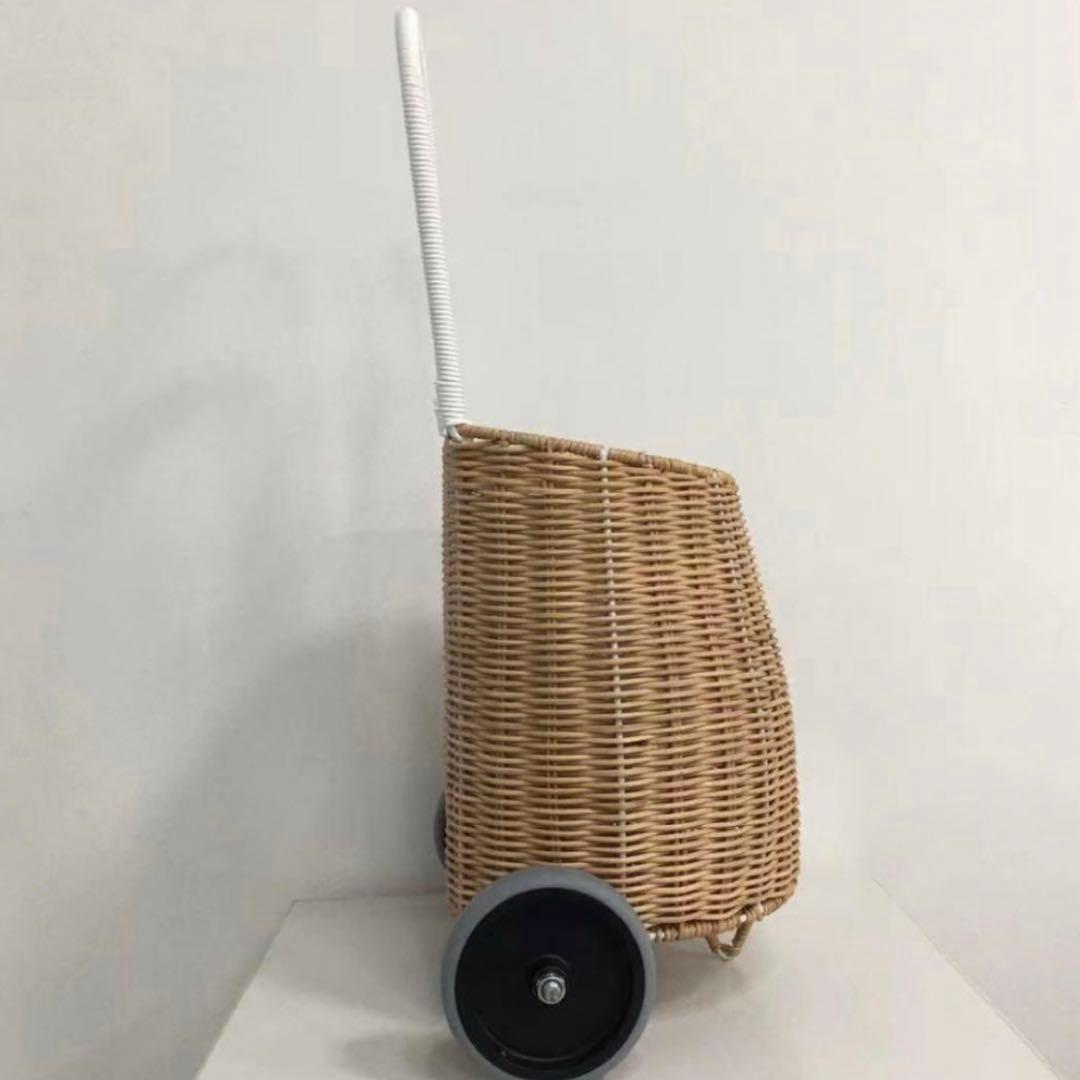 カゴ収納　カゴ　収納　ラタン家具　ナチュラルインテリア　子供部屋　インテリア雑貨