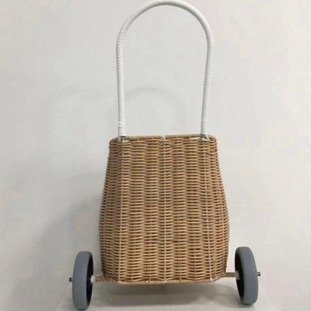 カゴ収納　カゴ　収納　ラタン家具　ナチュラルインテリア　子供部屋　インテリア雑貨