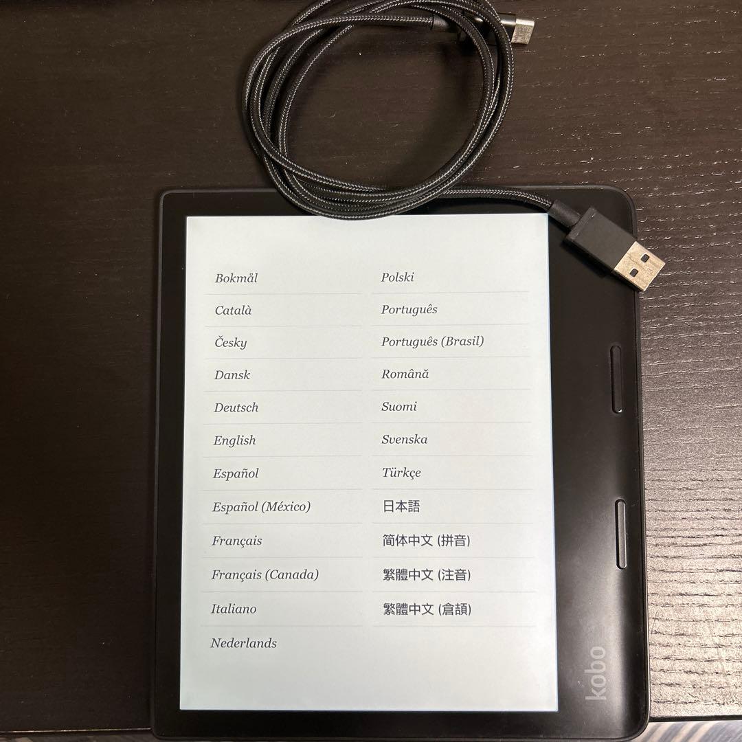 ゼ*ロ様 Kobo 電子書籍リーダー本体 容量32GB USBケーブル付き