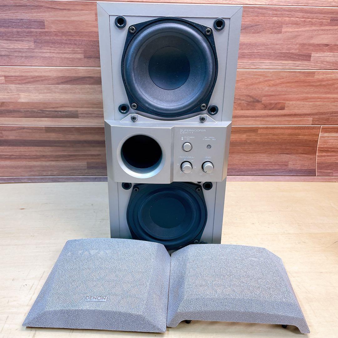 DENON デノン　DSW-11 スーパーウーハー　グレー