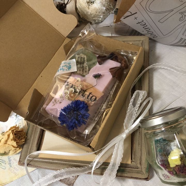 ◆ドライフラワー◆ボタニカル②アロマワックスバー◆ブラッドオレンジ◆2点での価格