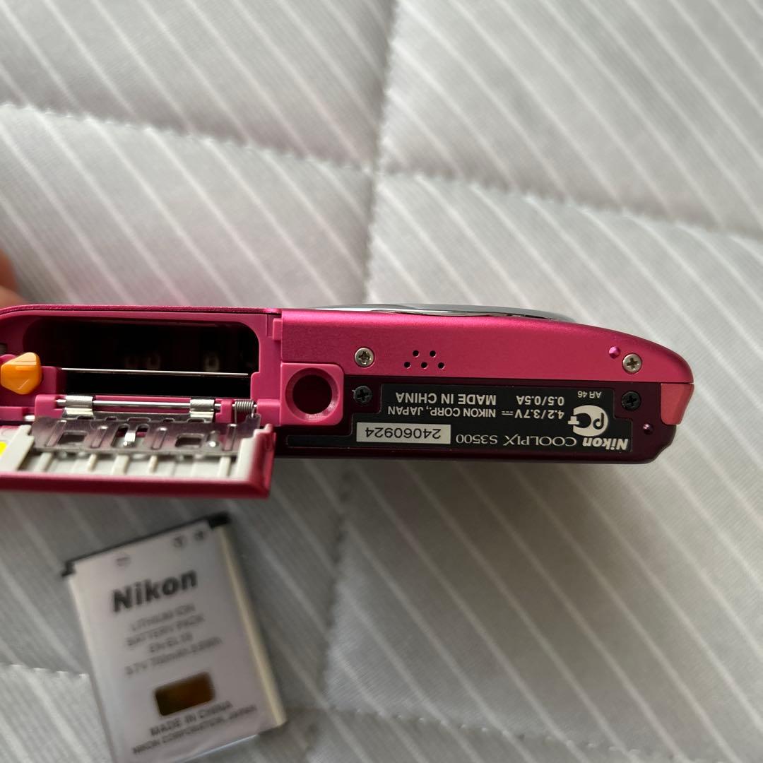 【ジャンク品】Nikon COOLPIX S3500ピンク