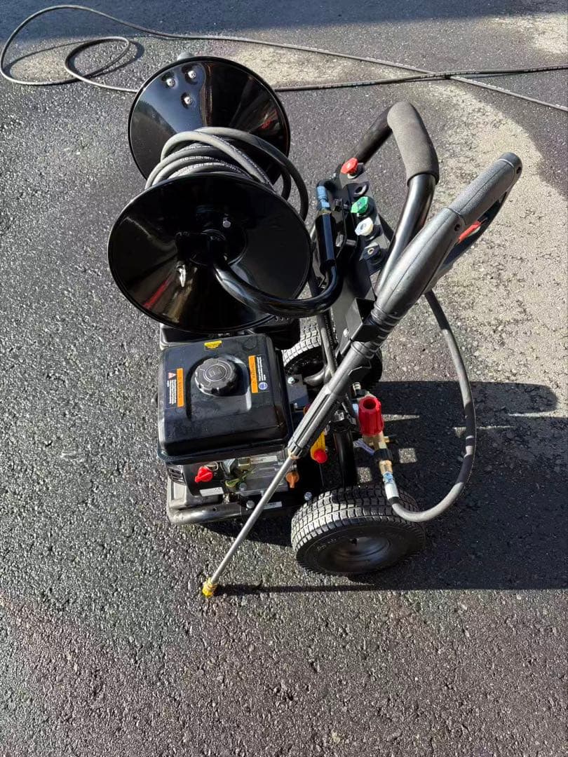 ★超高圧力！★Gaidohエンジン式高圧洗浄機 ガソリン 7.0HP ハイパワー