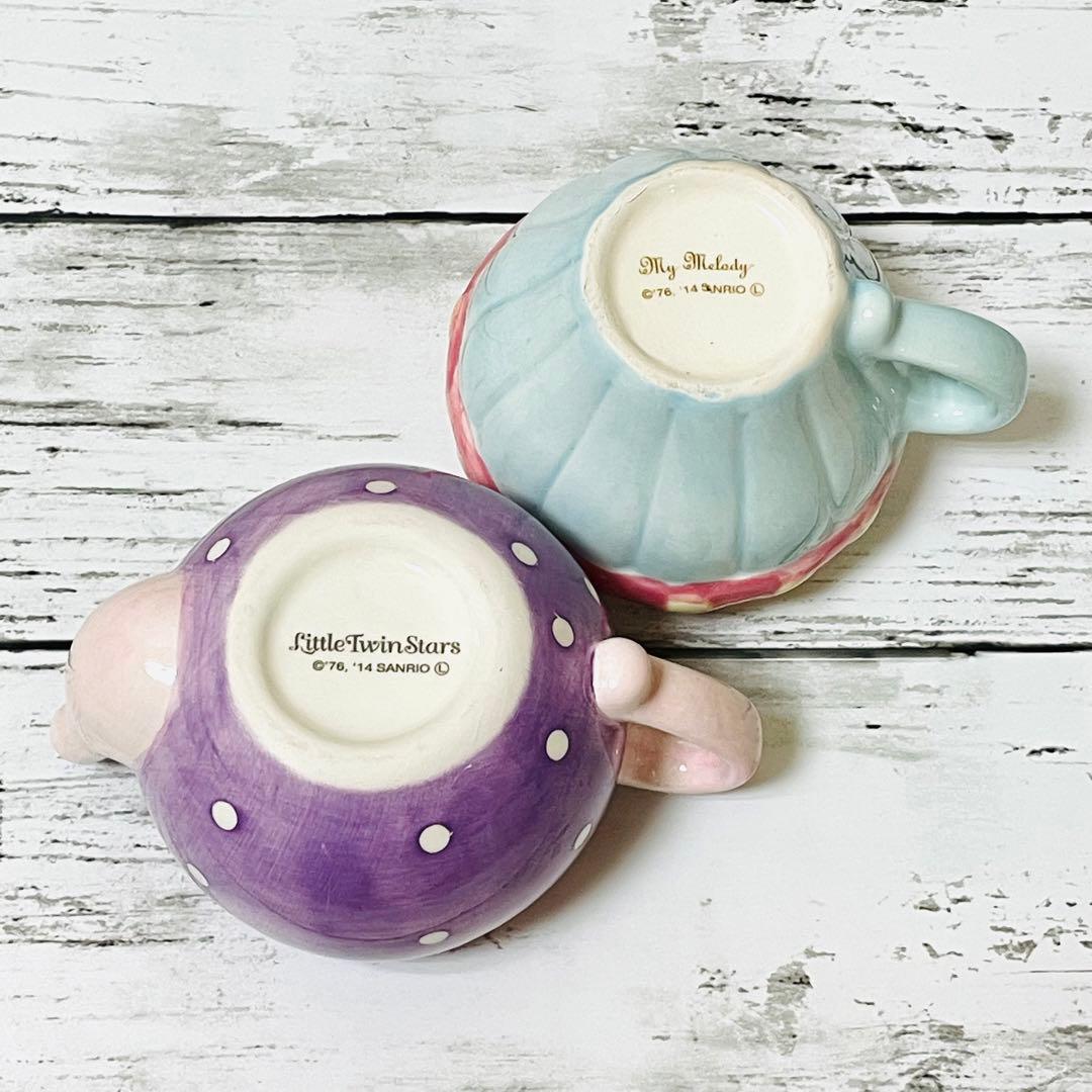 マイメロディ キキララ マグカップ　バレンタイン　陶器　サンリオ