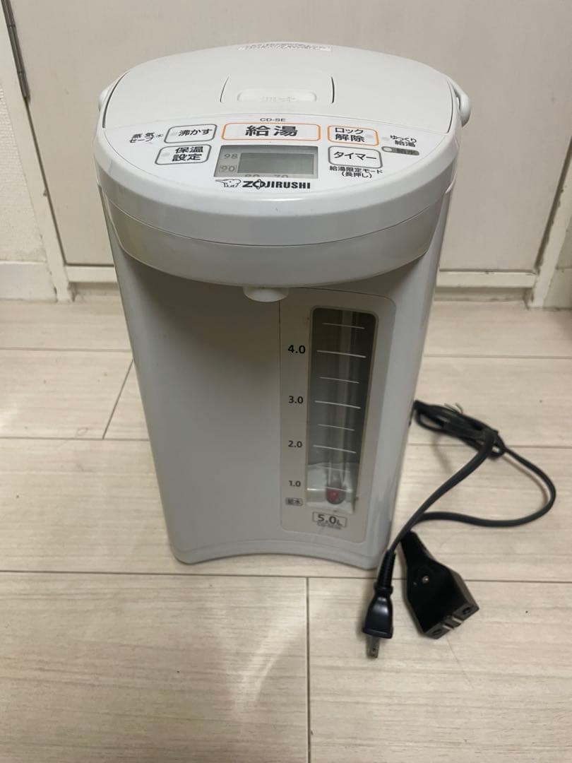 Y♢494 象印 電動ポット CD-SE50 5.0L