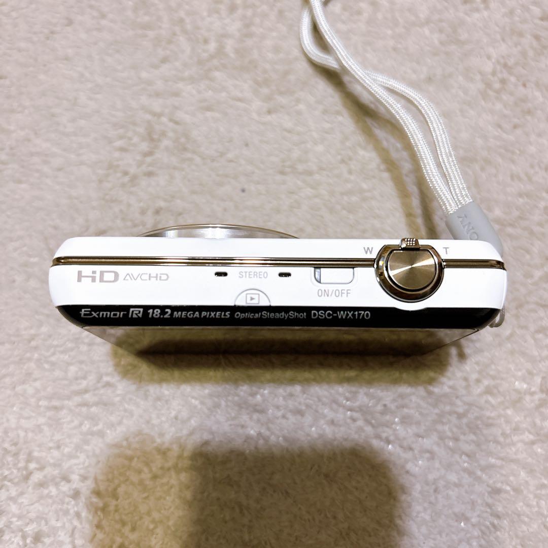 動作未確認 SONY ソニー DSC-WX170 Cyber-shot ホワイト