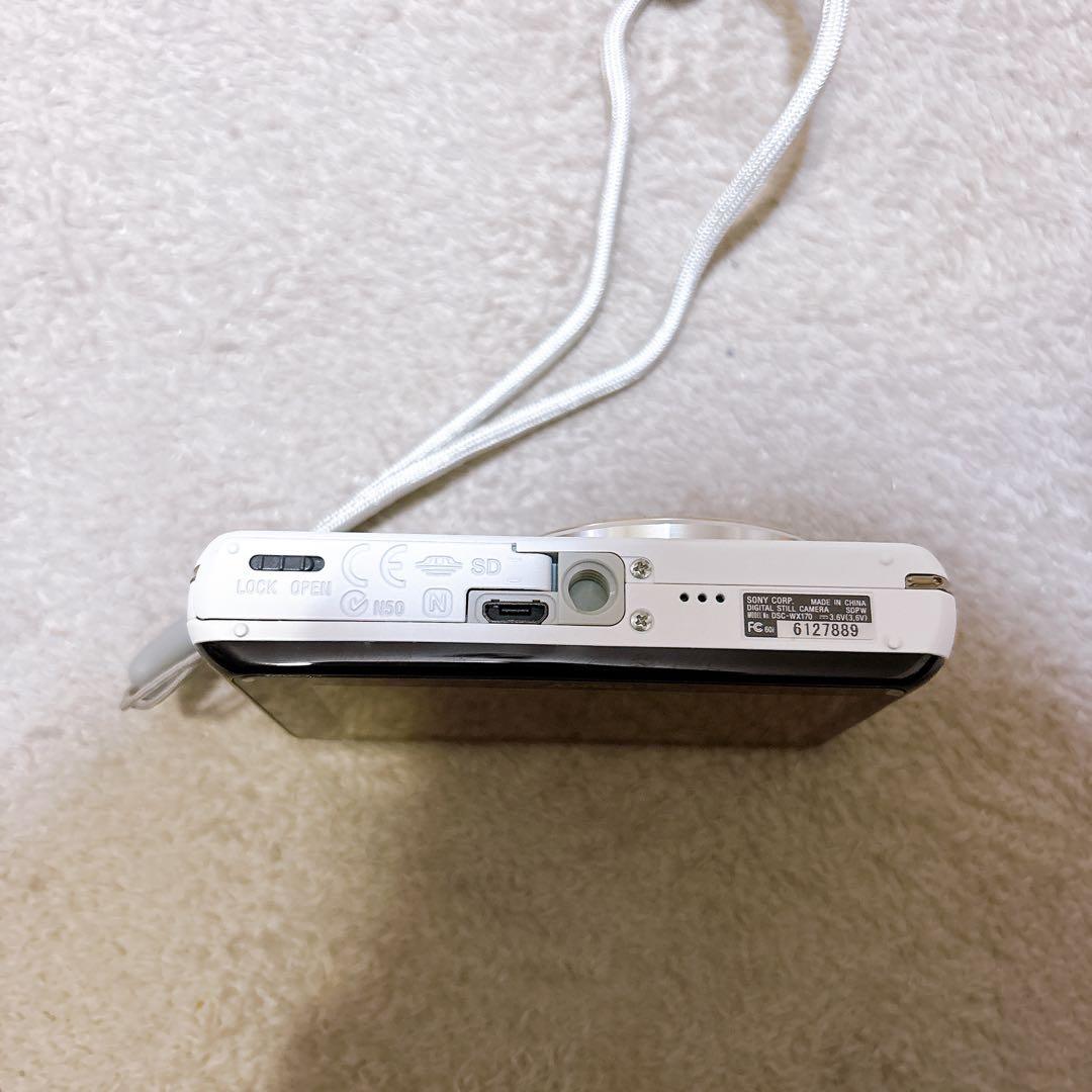 動作未確認 SONY ソニー DSC-WX170 Cyber-shot ホワイト