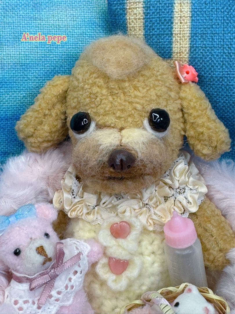 プードルbaby着せ替えぬいぐるみOOAK