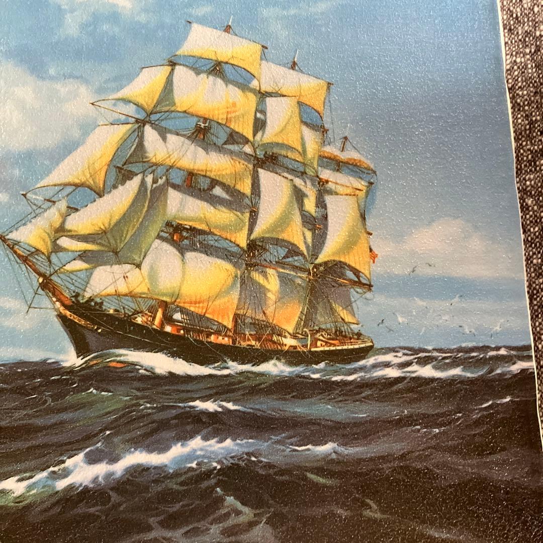 絵画　ブルーウォーター　マクレガー　銀座トップアート　複製画　額約41×32㎝