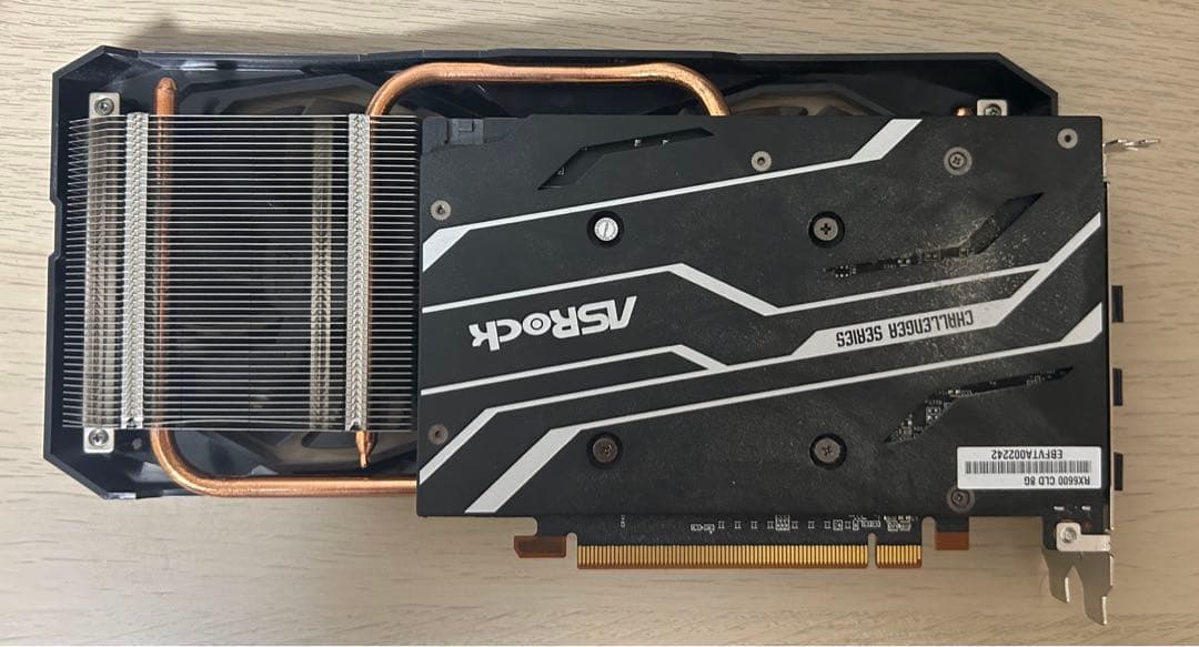 グラフィックボード・グラボ・ビデオカード Radeon RX6600 challenger ASRock