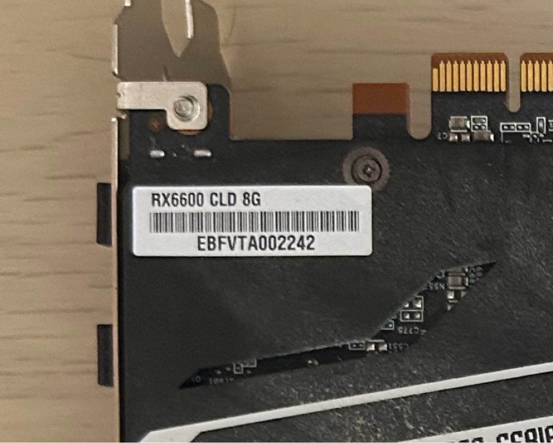 グラフィックボード・グラボ・ビデオカード Radeon RX6600 challenger ASRock