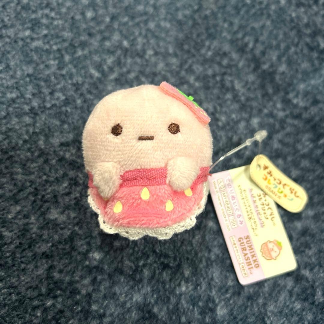 すみっコぐらし たぴおか(ピンク) てのりぬいぐるみ 喫茶すみっコでいちごフェア