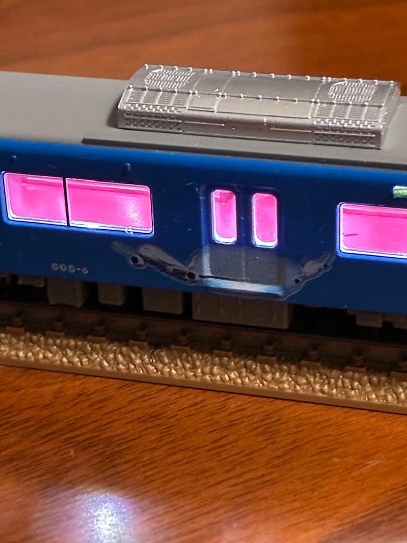 京急600形ブルースカイトレイン　マイクロエース ライト点灯動力動作確認済