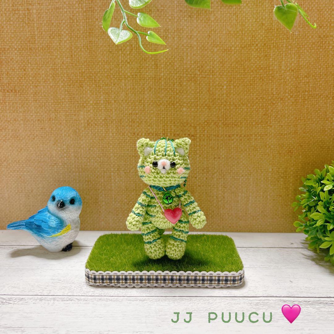 あみぐるみ　お耳ピーンとコロコロぷっくりコロキジたんストラップ☺︎