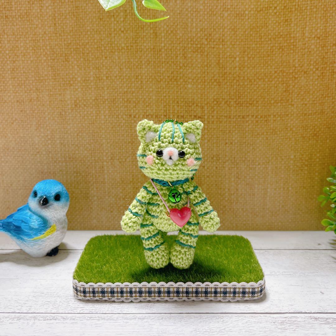 あみぐるみ　お耳ピーンとコロコロぷっくりコロキジたんストラップ☺︎