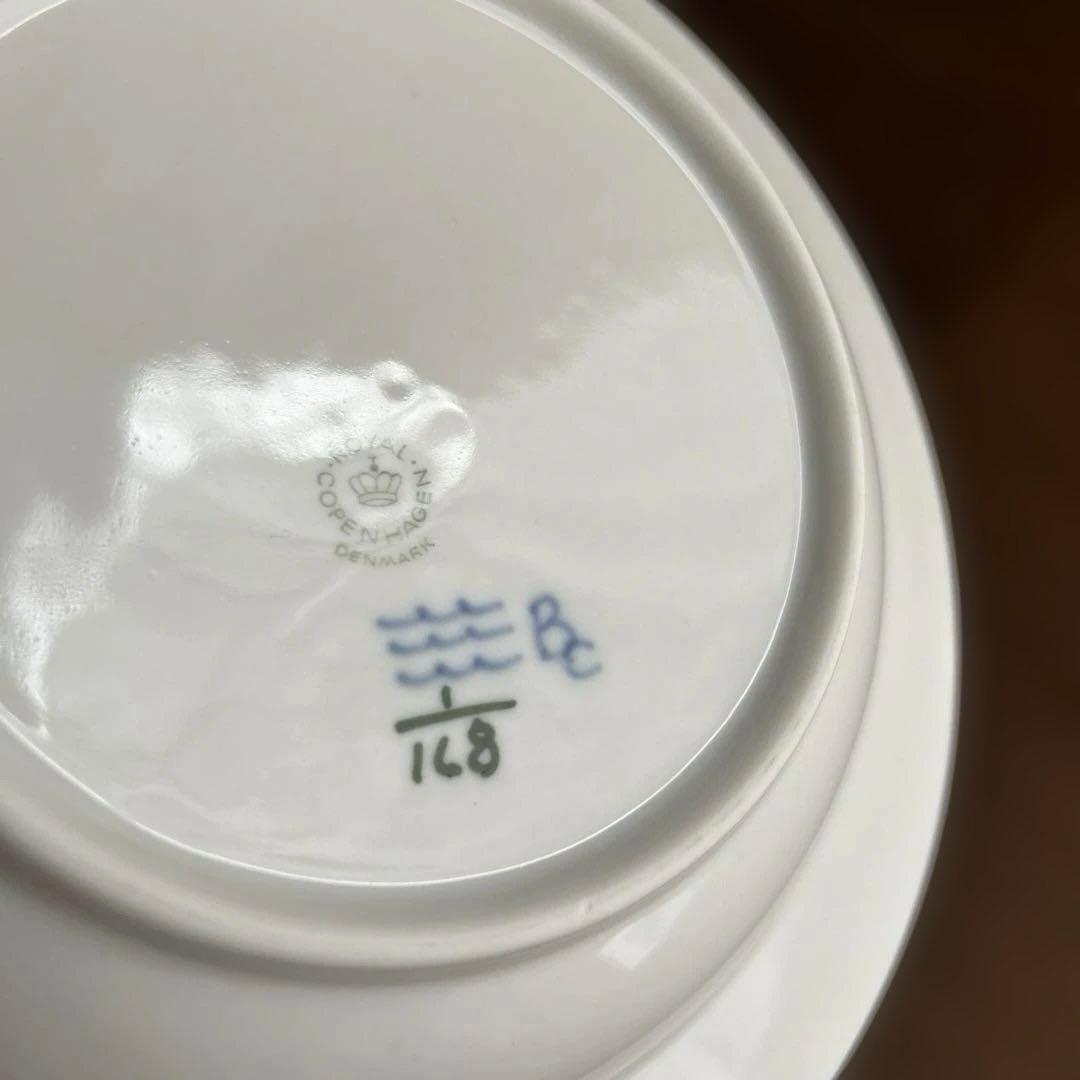 ロイヤルコペンハーゲン ブルーフルーテッド プレイン ディーププレート③