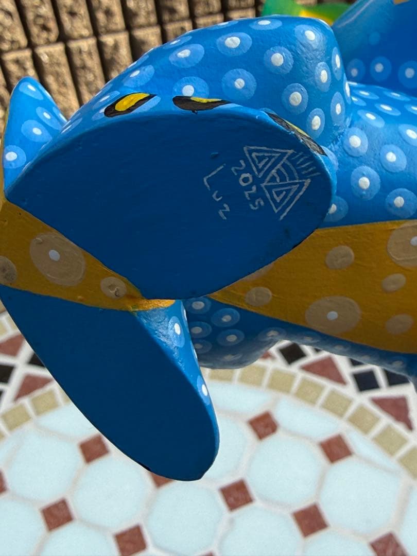 【工房署名　一点物】アレブリヘス　うさぎ／ウサギ／兎｜オアハカ 木彫り 民芸