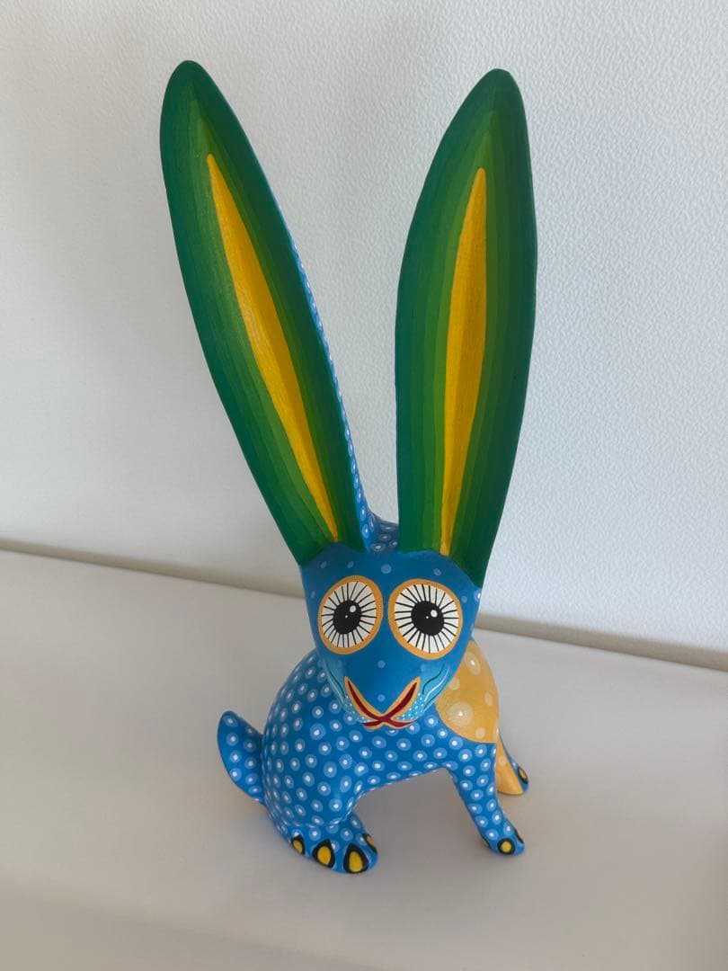 【工房署名　一点物】アレブリヘス　うさぎ／ウサギ／兎｜オアハカ 木彫り 民芸