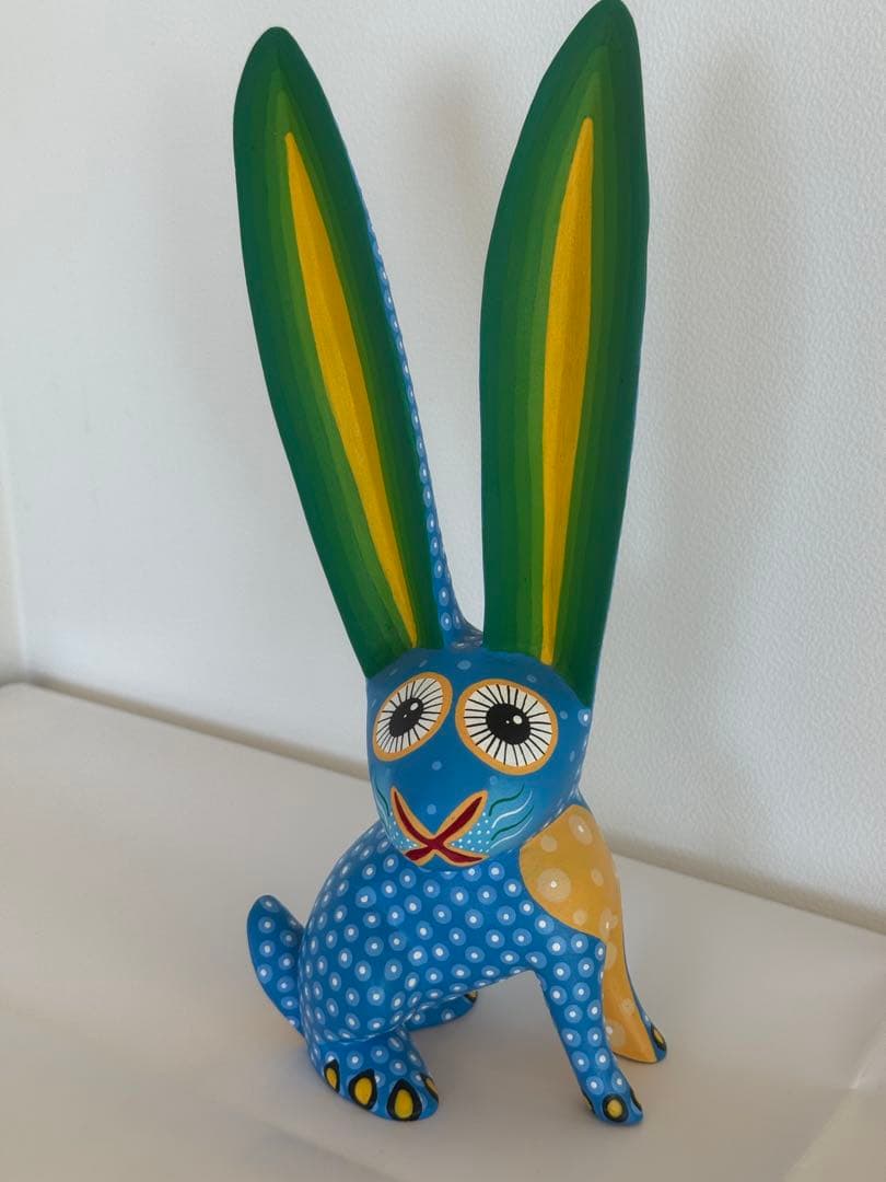 【工房署名　一点物】アレブリヘス　うさぎ／ウサギ／兎｜オアハカ 木彫り 民芸