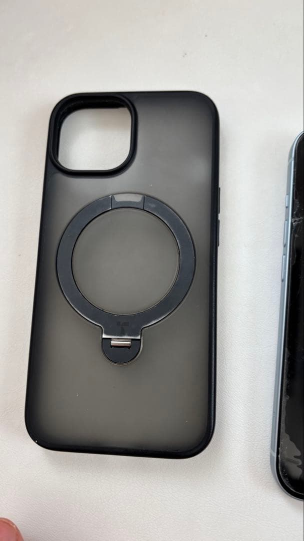 iPhone 15 ブルー （128GB） SIMフリー ケース付き