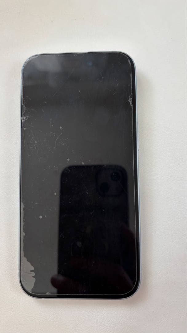 iPhone 15 ブルー （128GB） SIMフリー ケース付き