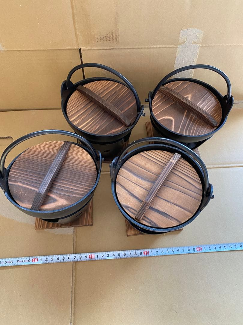 1人用鉄鍋セット　4セット