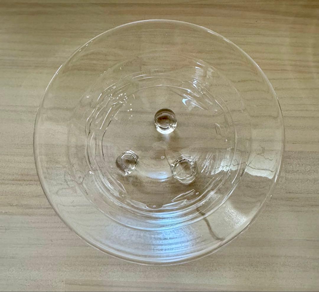 ガラス製ボウル 気泡入り 鉢 浅鉢 5個セット