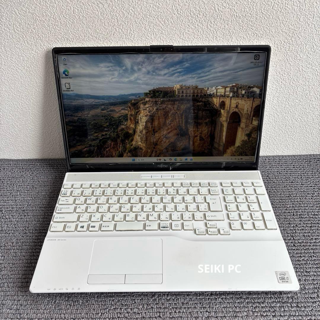 富士通lifebook AH53/E2 i7-10510U メモリ4GB