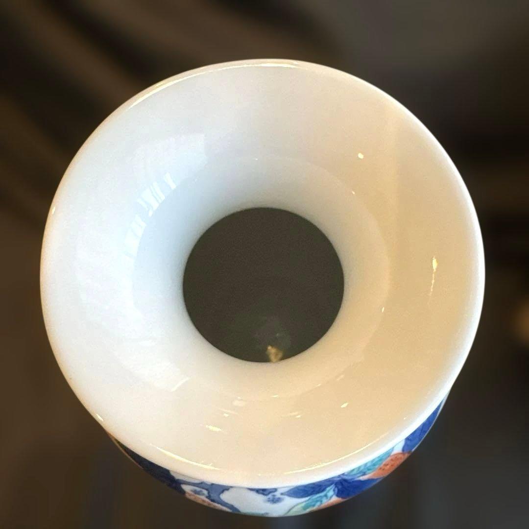 有田焼 鍋島系 魯山銘 大型花瓶 約28cm 木箱　鳥栖市市政功労者表彰記念