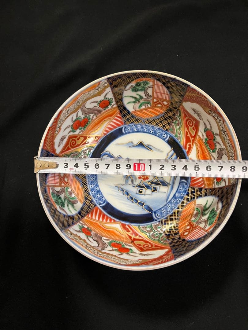 有田焼 伊万里焼 古伊万里 金彩 色絵 三ツ鉢 管理A3725