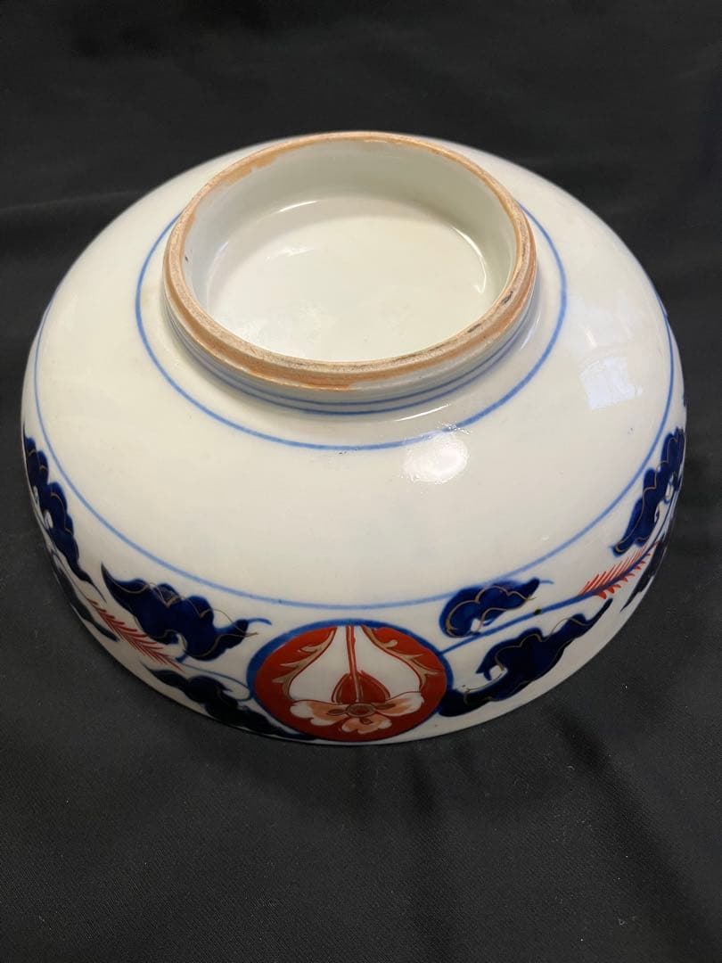 有田焼 伊万里焼 古伊万里 金彩 色絵 三ツ鉢 管理A3725