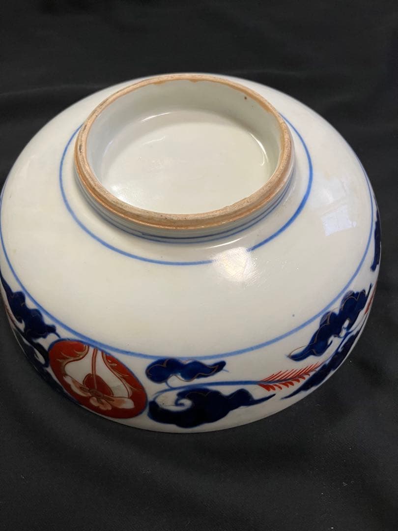 有田焼 伊万里焼 古伊万里 金彩 色絵 三ツ鉢 管理A3725