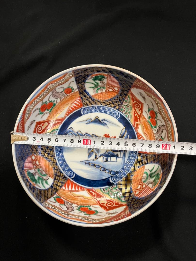 有田焼 伊万里焼 古伊万里 金彩 色絵 三ツ鉢 管理A3725