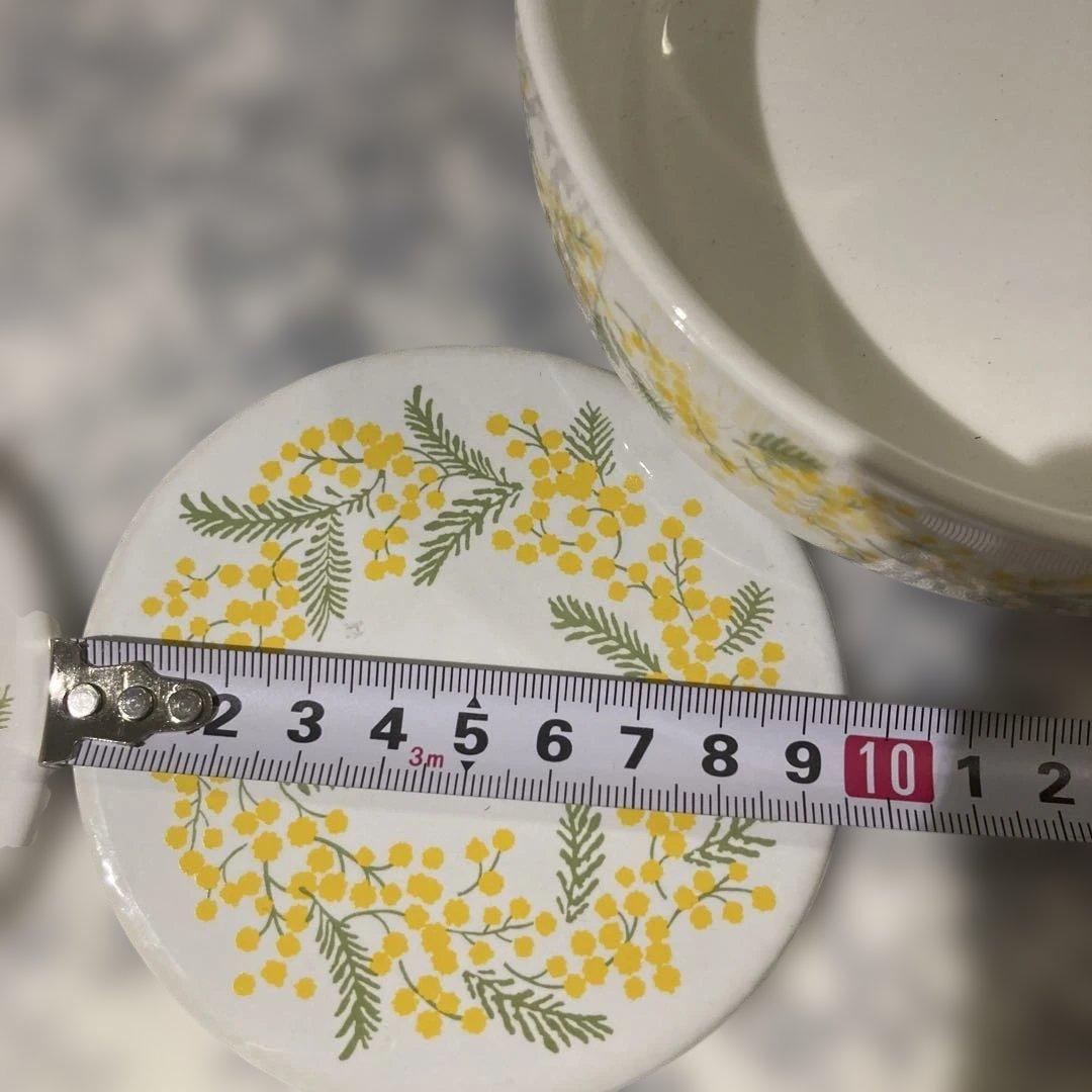 ミモザプレート　カフェセット　スタッキングボウル　オーバルプレート　コースター