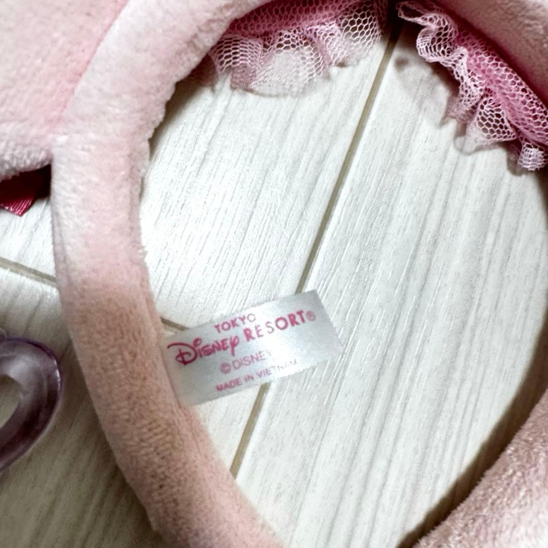 【Disney】ディズニー　ランド　シー　リボン カチューシャ　ミニー　レース