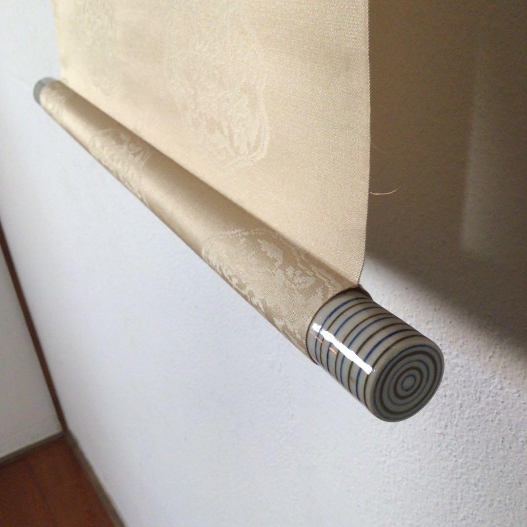 No4406 掛軸　経典　紙本　共箱　古文書　書簡　書画　墨跡　古美術　送料無料