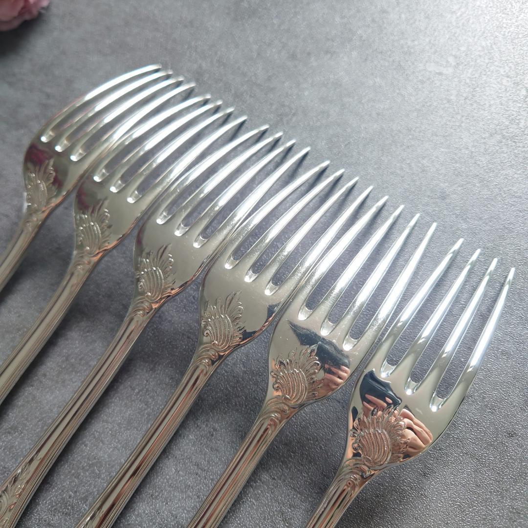 美品 希少 クリストフル マルリー スタンダードフォーク 6点