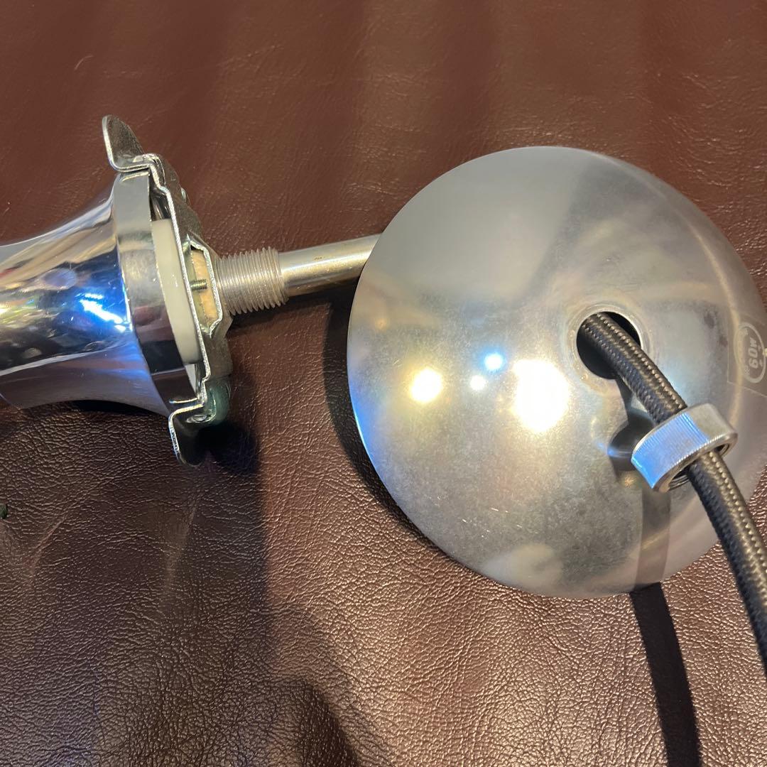 ヴィンテージ クリアガラス ペンダントライト　スペースエイジ