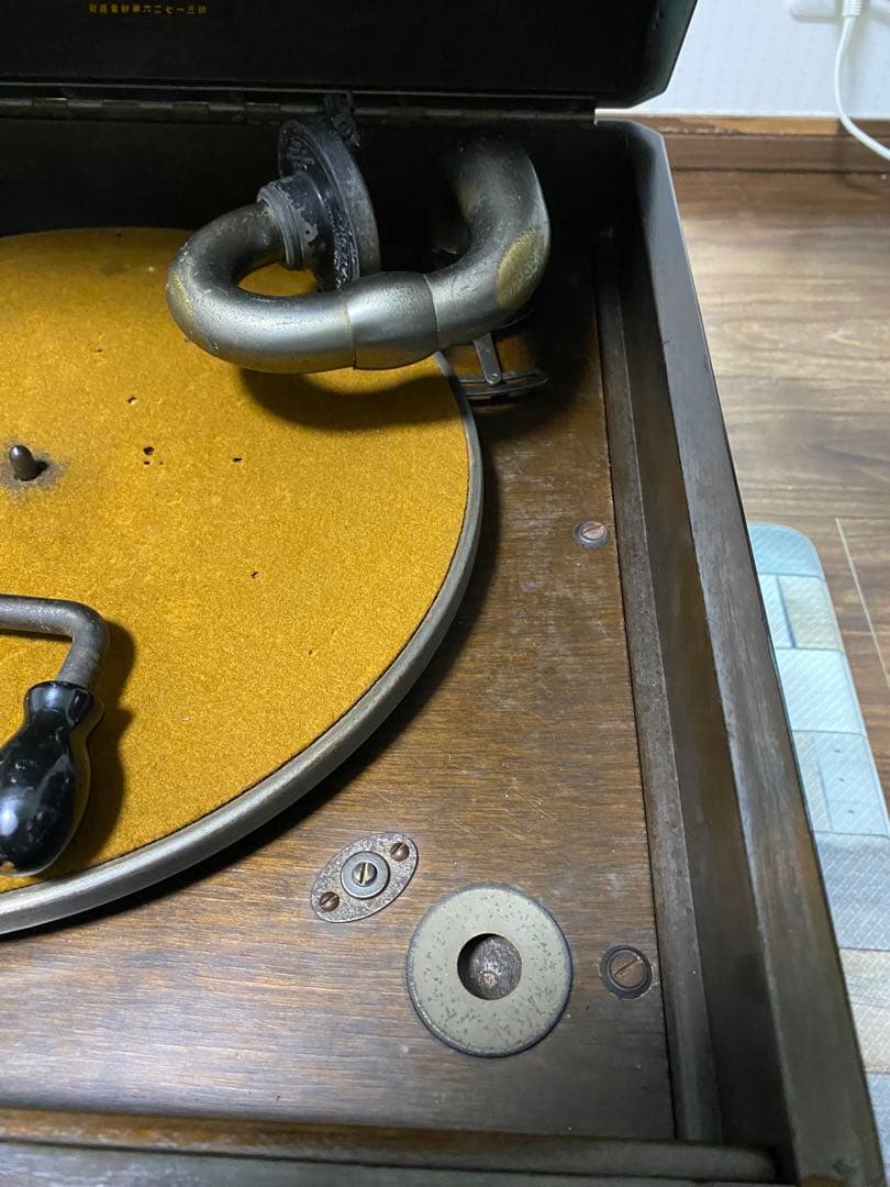 動作確認済み　ビクター　victrola アンティーク蓄音機　J1-81