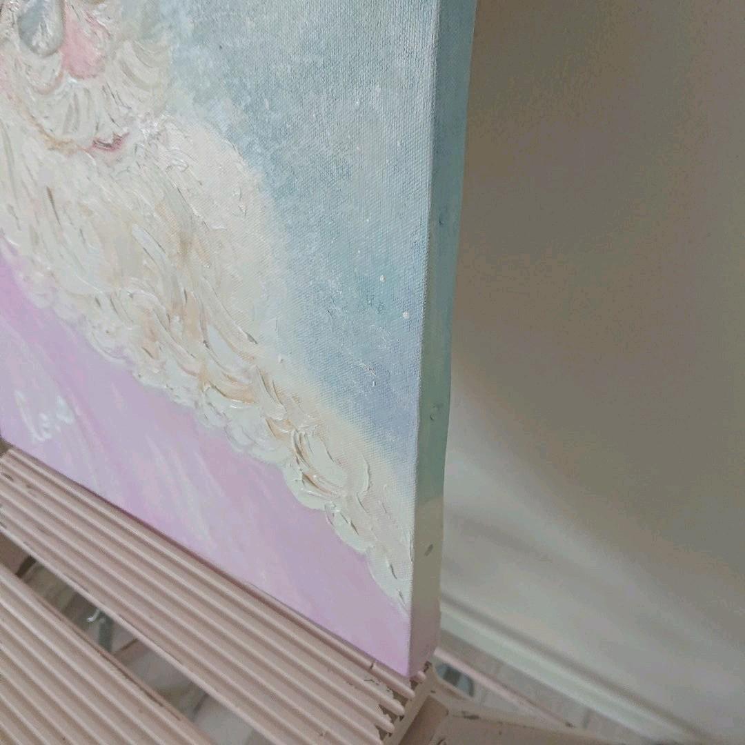 ※ラブリーピンクサンタの油絵※