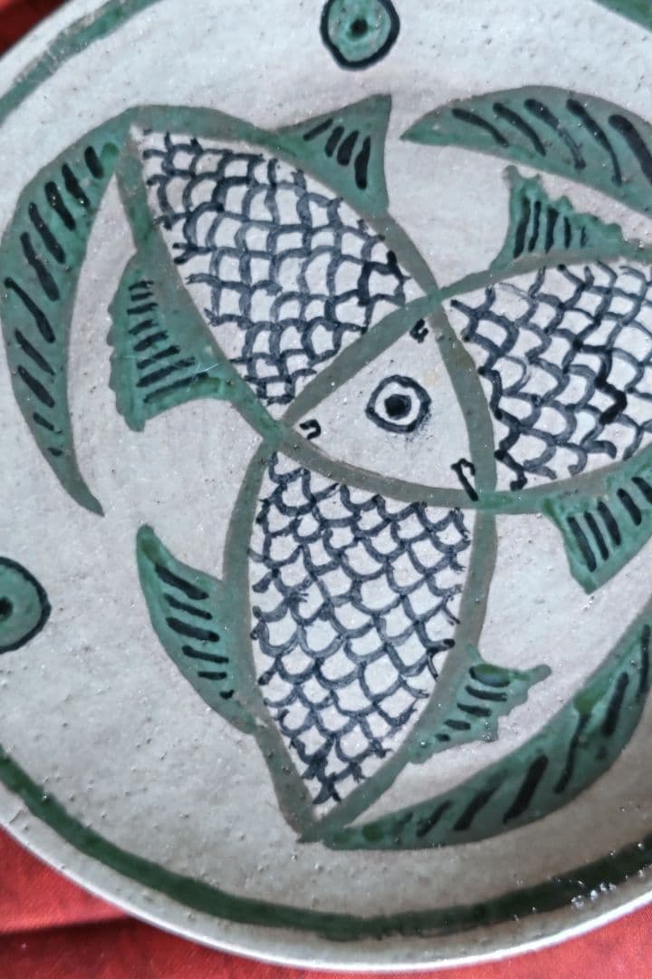 作家一点もの32 センチの大皿未使用