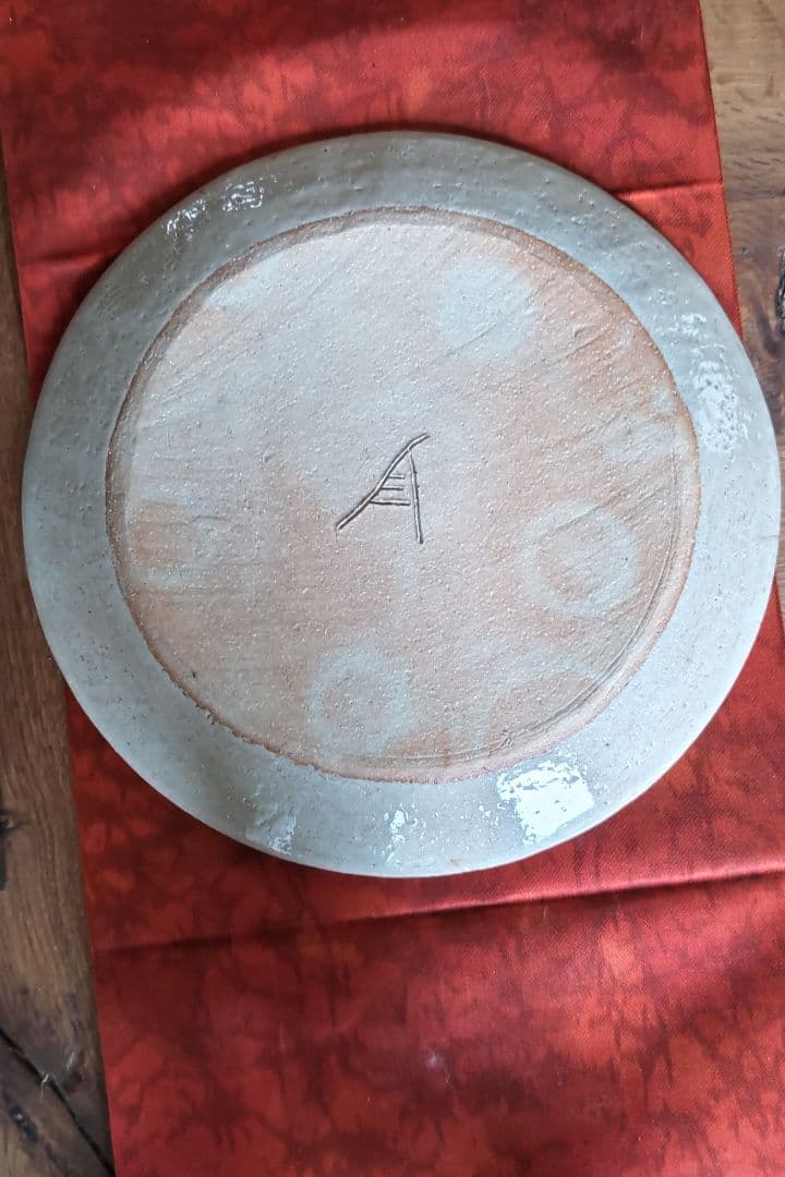 作家一点もの32 センチの大皿未使用