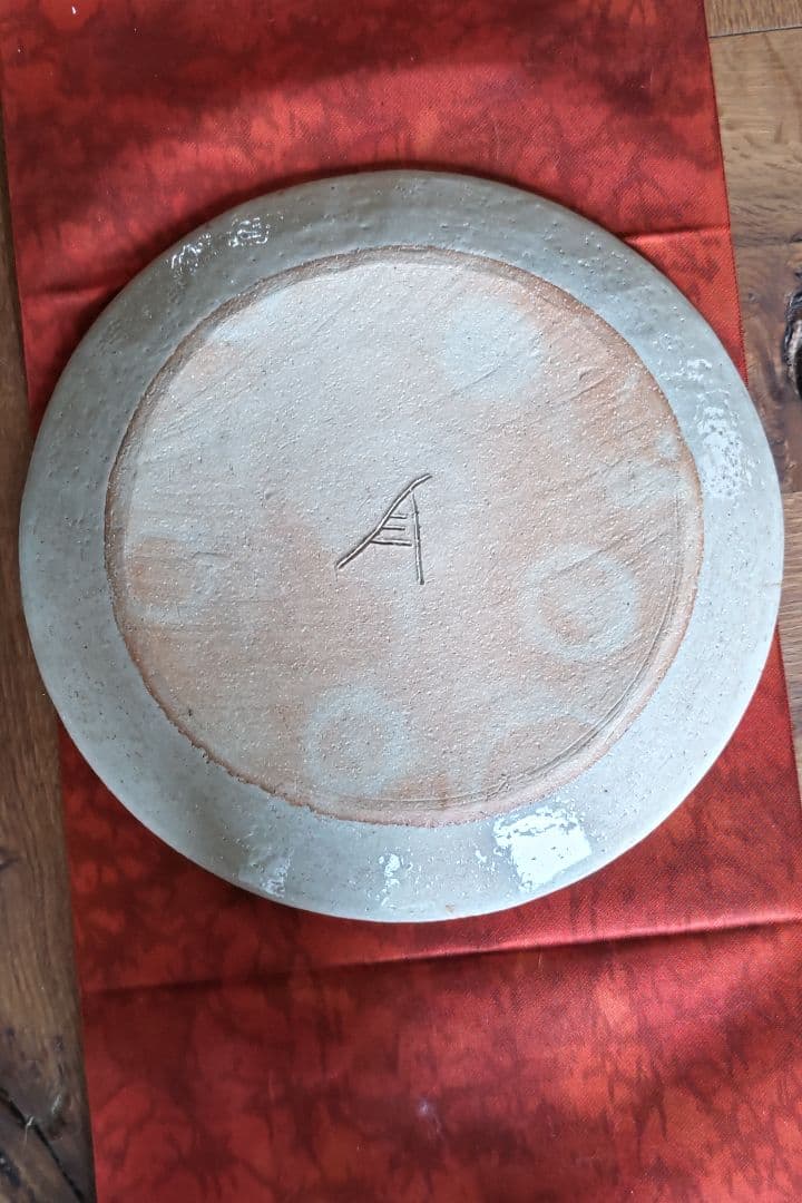 作家一点もの32 センチの大皿未使用