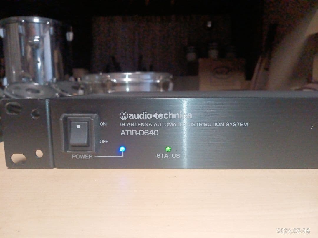 audiotechnica赤外線ワイヤレスシステム用混合分配器ATIR-D640