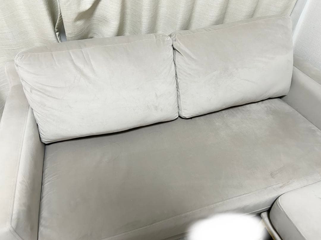 【h】 Francfranc スプラン ソファ本体 ライトベージュ