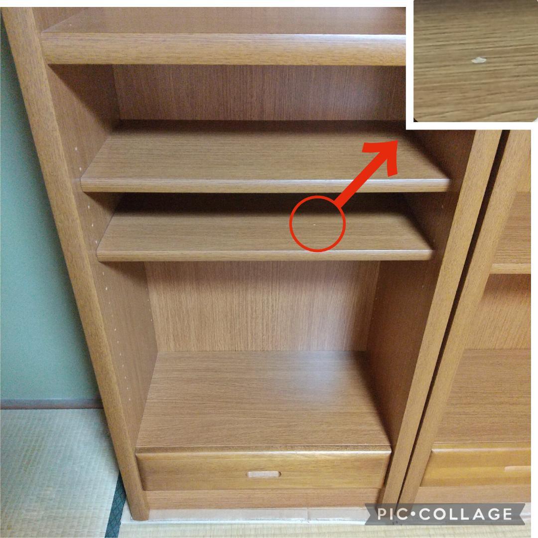 大きい本棚③　木製　ダークブラウン　幅60cm　高224cm　１個　　匿名配送