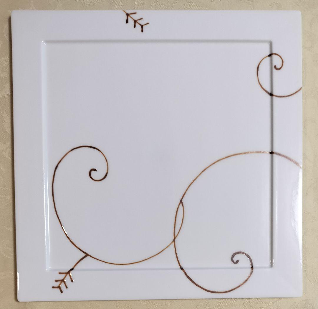 まるぶん有田焼スクエアディナープレート4枚セット